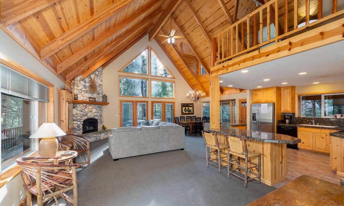 Arnold Cabin | BIG TIMBER LODGE - 4 BR/3 FULL 1 HALF BA PLUS LOFT & REC ROOM