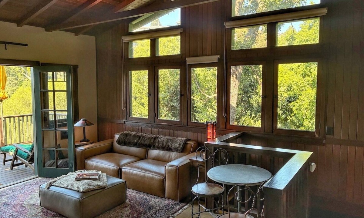 Hollywood Heights Cabin | Charming furnished "Tree House" in the Hollywood Hills with views and parking.