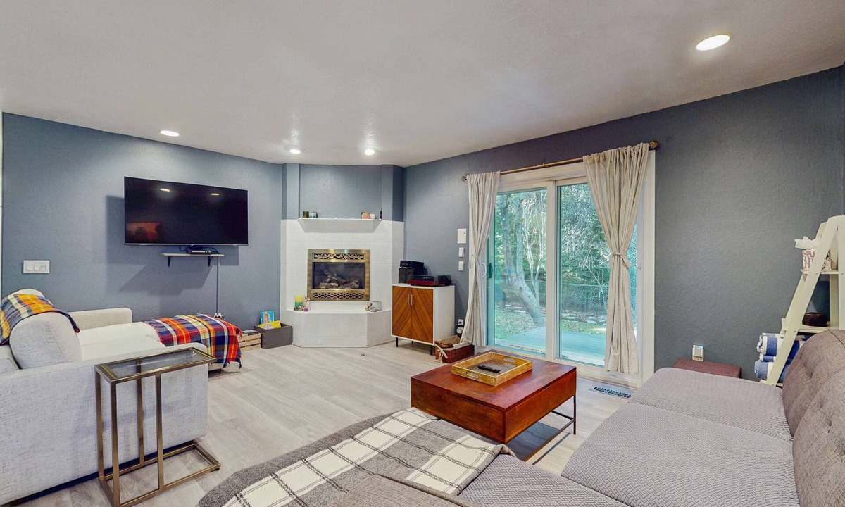 Tahoe Island House | Dog-Friendly Home with Hot Tub, Lovely Backyard Meadow, Walk to Shops & Restaurants