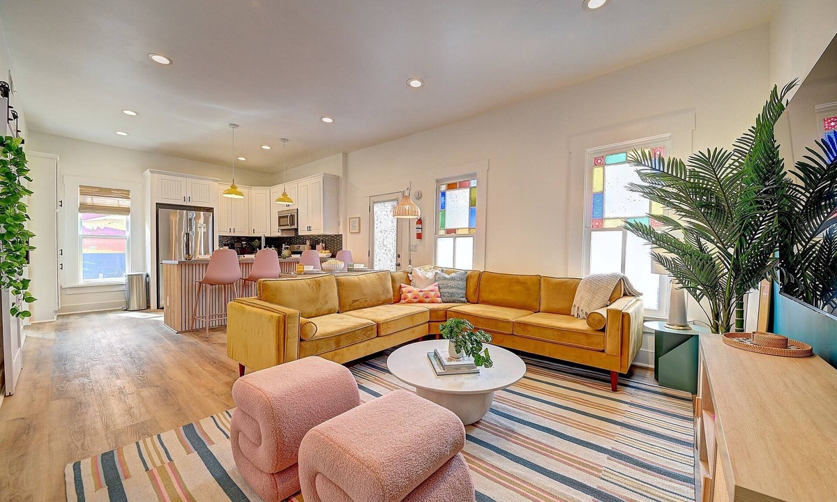 Sherman Heights House | Downtown Boho Bungalow with Spa, Fire Pit & Parking
