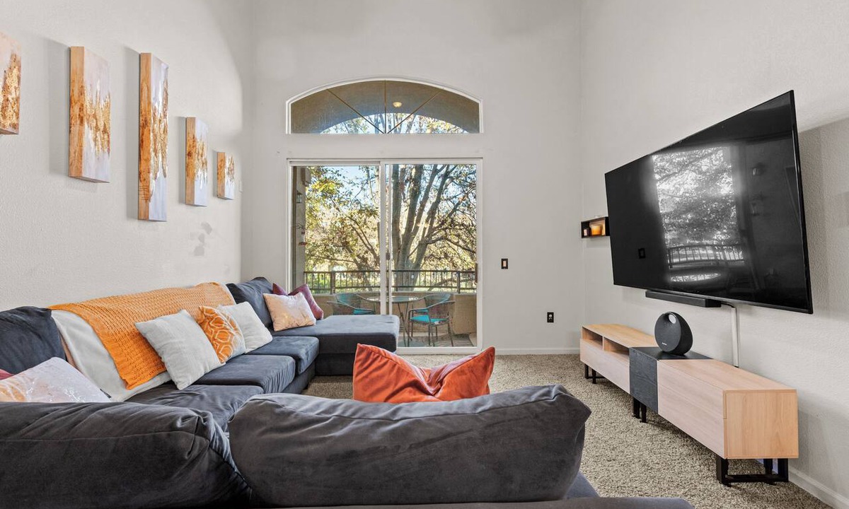 Natomas Park Condo | Furnished 2bd 2ba Condo w/Loft & Garage in Gated Community w/Pool & Gym