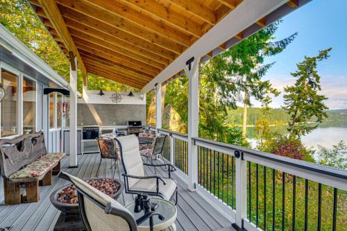 West Hills House | Hood Canal Views: Remote Cabin in Quilcene!
