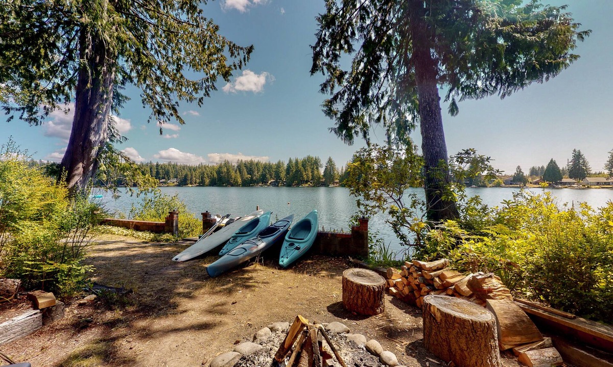 Grapeview House | Lakefront retreat with hot tub, private dock and stunning water views