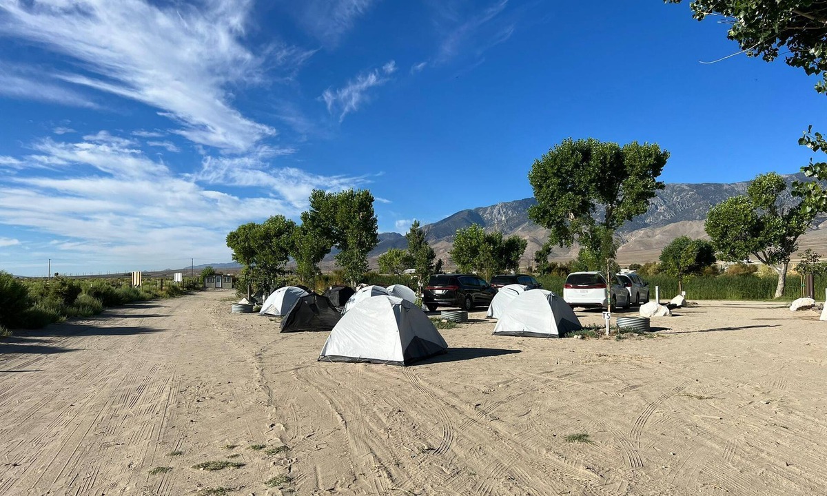 Olancha RV Rental | Lakeside Tent Site #4 Eastern Sierras
