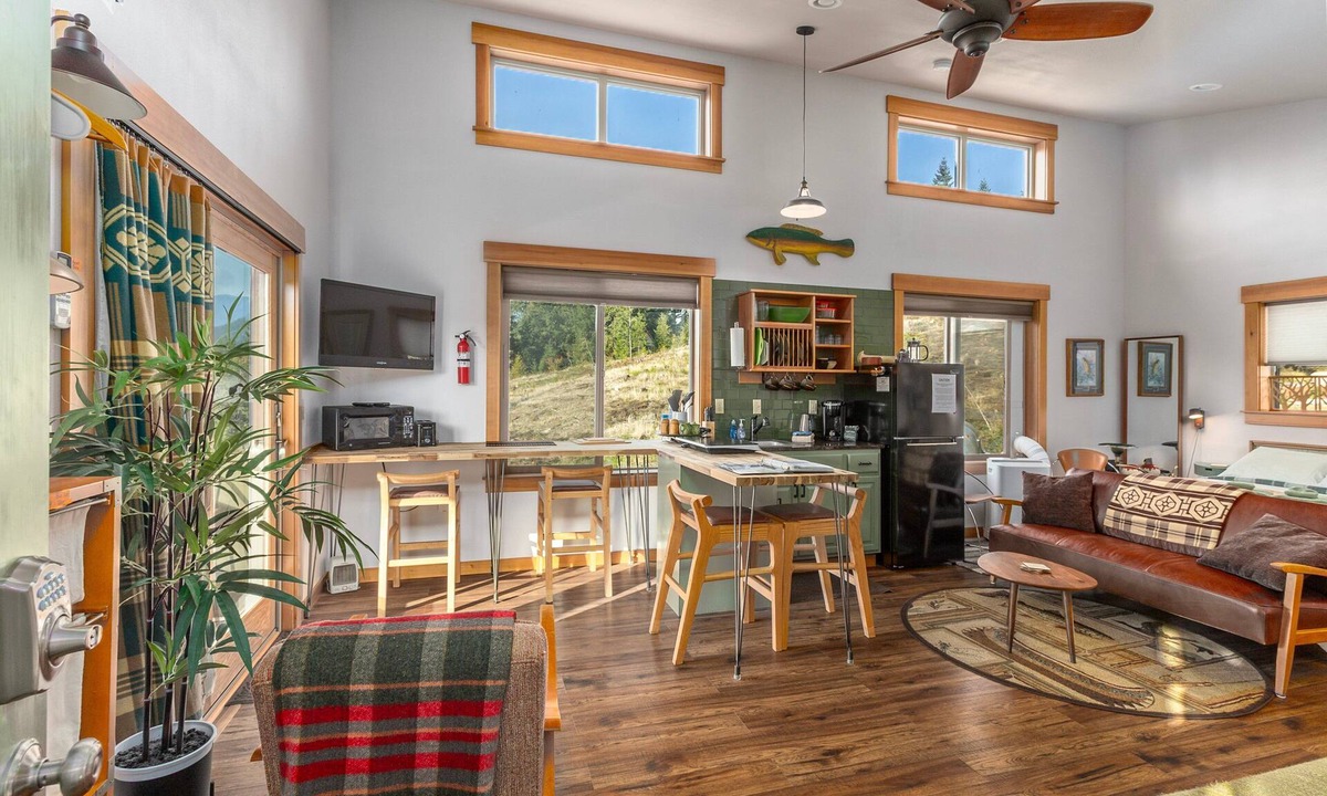 Packwood Apartment | Little Big Fish | BBQ, AC, Rainier View
