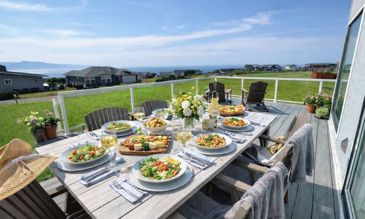 Oak Harbor House | Memorable Ocean View Sunsets Near Beach & Town Vacation Escape w Activities
