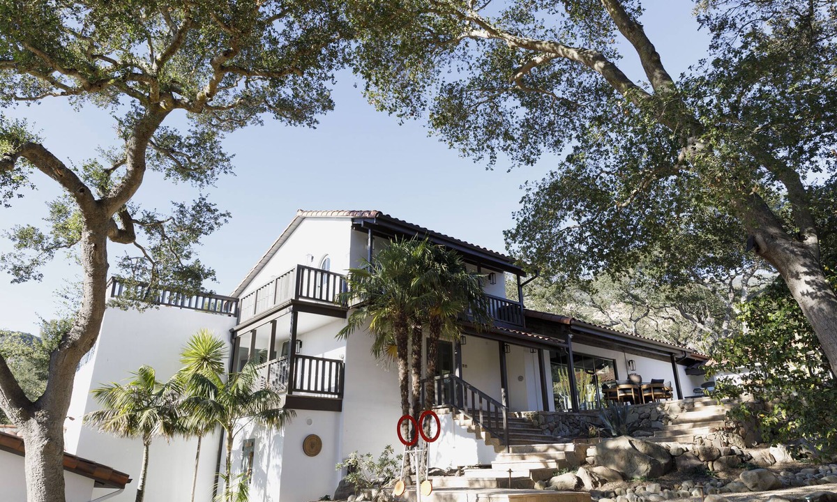 Golden Quadrangle House | Montecito Hot Springs Ranch - ocean view estate on the Hot Springs hiking traill