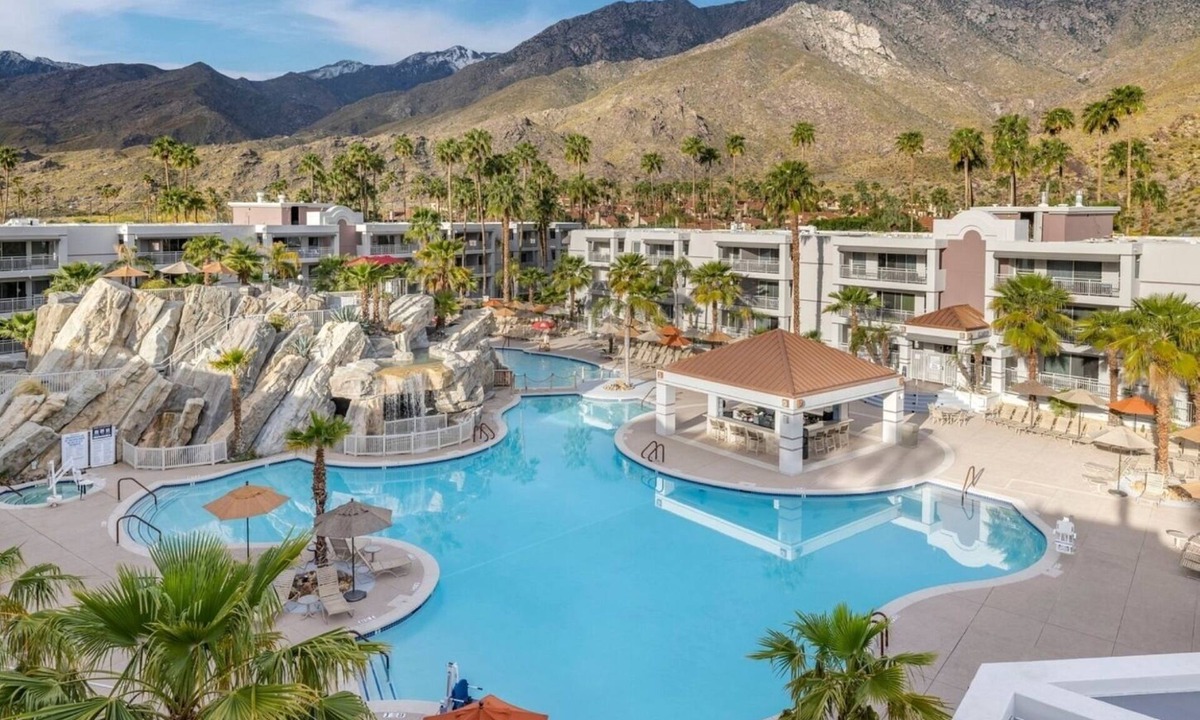 Canyon Corridor Villa | Palm Springs | Palm Springs Oasis Stay | Pool & Water Slide | 2BR