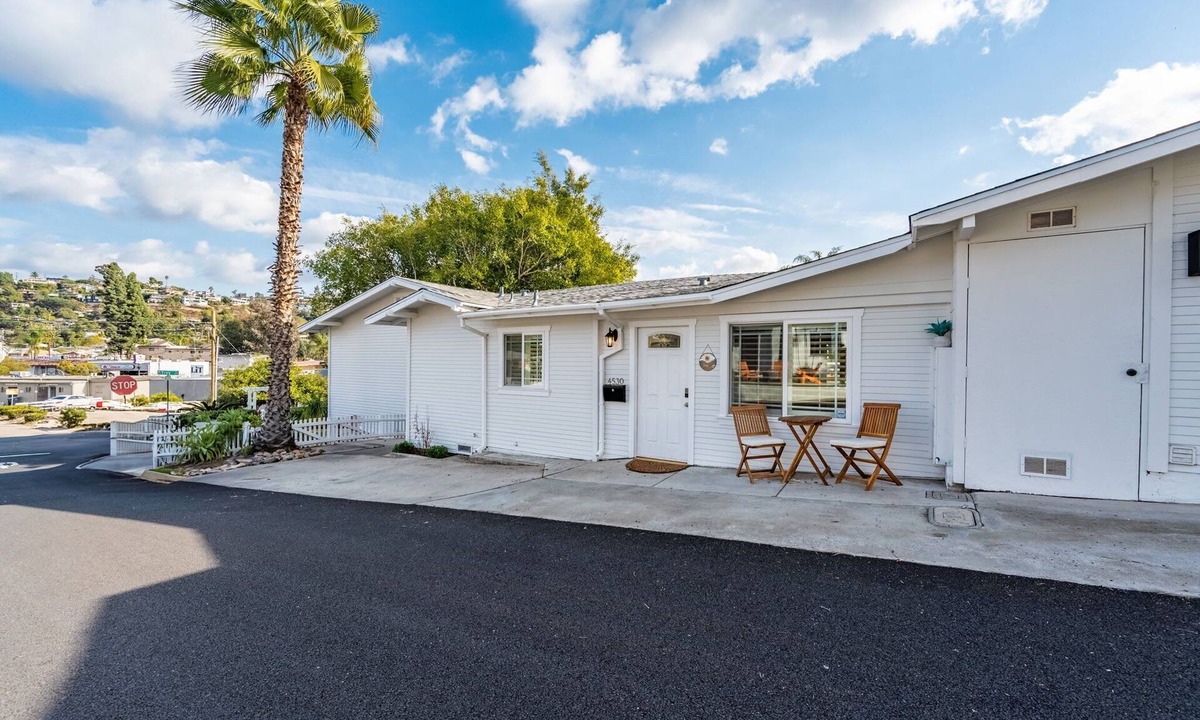 La Mesa Apartment | Private La Mesa Studio for Couples & Remote Work