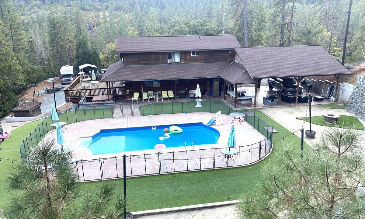 Weaverville House | Private Mountain Getaway with pool yet 4 miles to downtown Weaverville