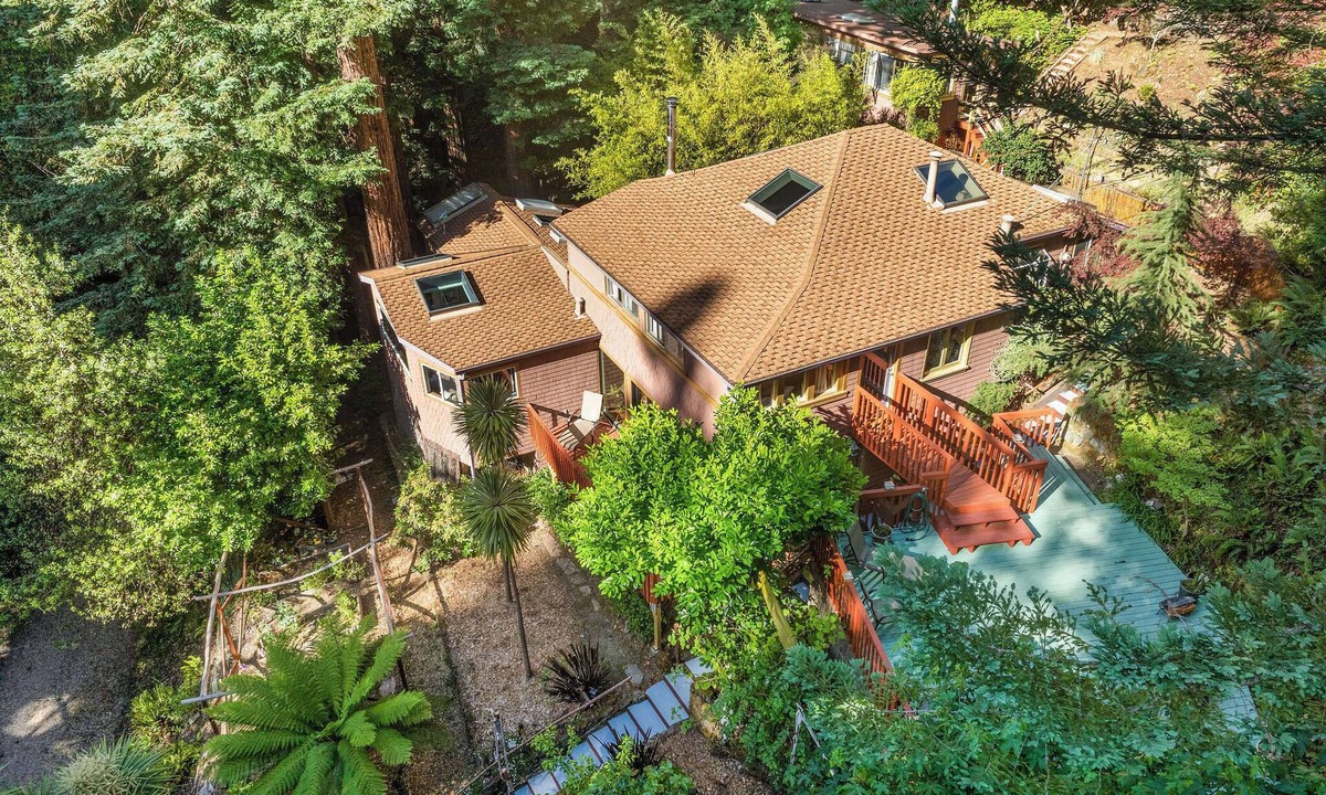 Lagunitas-Forest Knolls House | Relaxing redwood forest home with hot tub and sauna at Lagunitas Creek