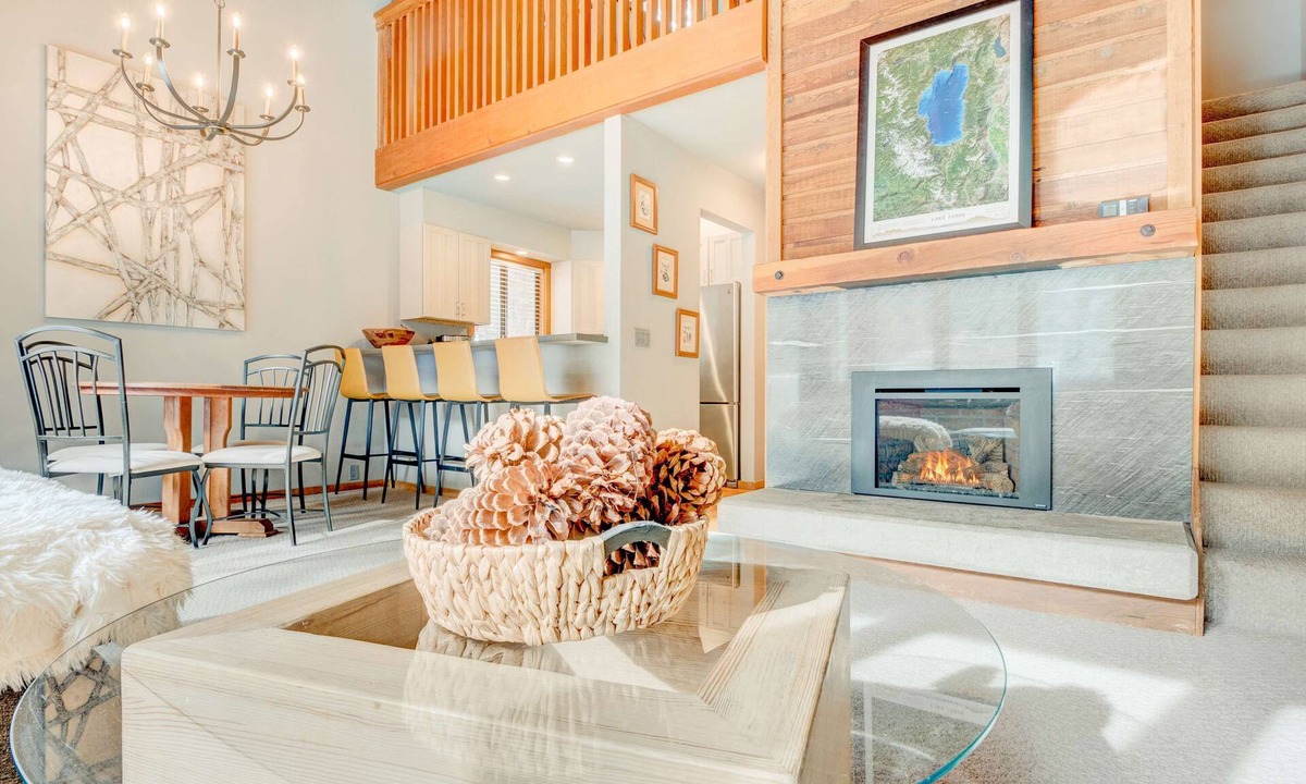 Tahoe Woods Condo | Ski-in/ski-out townhome with fireplace, pool, hot tub & on-site ski/sled hill