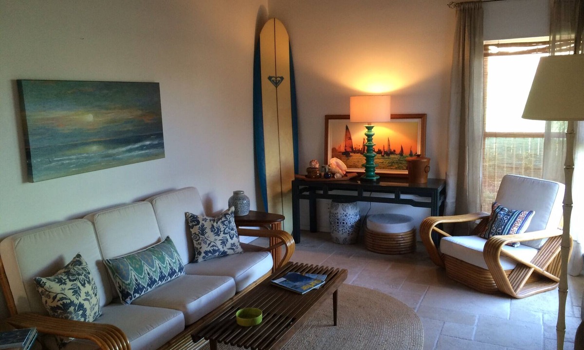 Silver Strand House | Skip To the Beach!, Sunny and Bright, Sunset Magazine Styling, new Gas fire-pit
