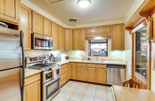 Brookdale Cabin | 13 Mi to Beach! 'Forest Brook' Creekfront Cabin