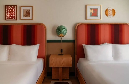 Palm Springs Hotel | 2 Spacious Units w/Balcony & Mountain Views | Onsite Pool | Free Parking!