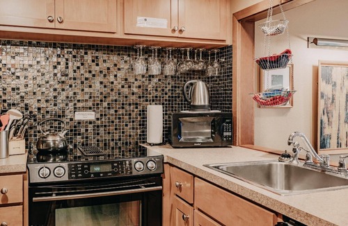 Glacier Apartment | A spacious condo with private sauna