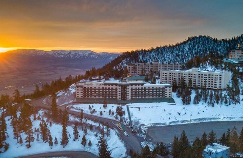 Tahoe Village Apartment | Adventure-Ready Villa: Indoor/Outdoor Pools & BBQ Deck, Fireplace & Hot Tubs