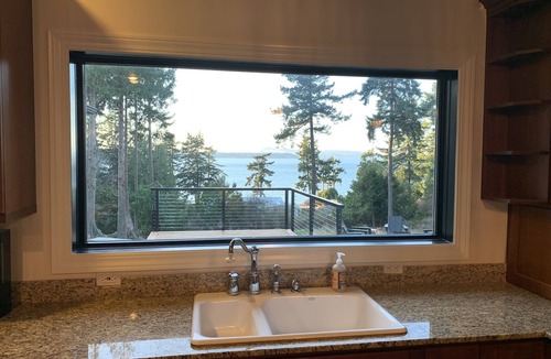 Eastsound House | Amazing sunsets! Water view, hot tub, close to town, fire pit.