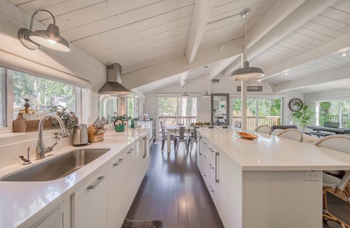 Tahoe City House | Blackwood Cabin by Tahoe Getaways - West Shore Luxury 3 BR - Walk to Lake, Pet Okay w HOA Pier