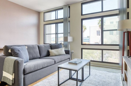 Chinatown Apartment | Bright Downtown 1BR w/ Gym, Pool & Spa, near 7th St Metro, by Blueground
