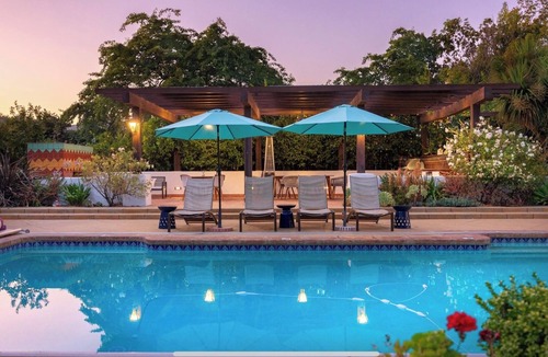 Soquel House | Coastal creekside family-friendly retreat: pool, spa, campfire, walkable