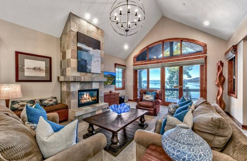 Sierra Shores Condo | Contemporary Lakefront w/Hot tub, Gym, Fireplace | SS2