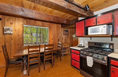 Fox Farm Cabin | Conveniently Located to Big Bear Amenities! Wood Burning Fireplace! Close to Biking Paths!