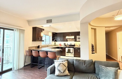 Monterey Park Apartment | Cozy, Sunlit 2BR w/Pool, Gated Parking, 10 min to LA, 2 Parking, Walk to Food