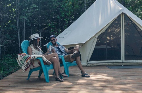 Carson RV Rental | Cute Bell Tent in Carson for Columbia Gorge Glamping in Washington