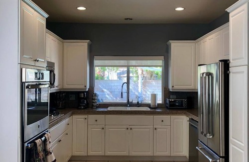 Palm Desert House | FAMILY FUN spacious 4 bedroom home with pool/spa, bbq, game room & 8 beds