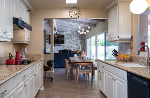 Palm Desert House | Fully furnished Midcentury Home, 3 Bd/Den, Views, Best So PD Location