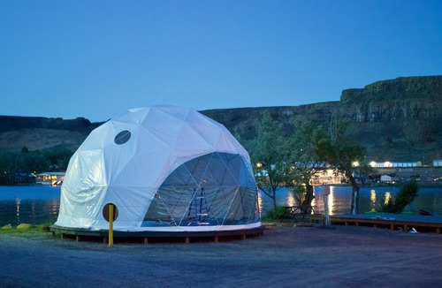 Coulee City Apartment | Glamping Dome at Blue Lake in Coulee City (site 41)
