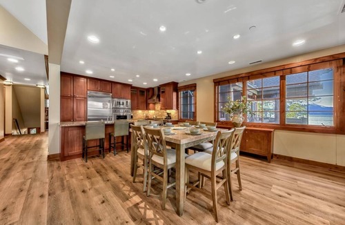 Sierra Shores Condo | Lakefront Escape Walk to Dining, Hot Tub, Fireplace | SS4