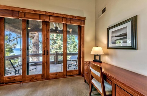 Sierra Shores Condo | Lakefront Escape Walk to Dining, Hot Tub, Fireplace | SS4