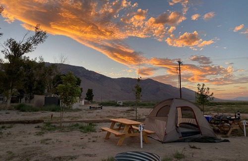 Olancha RV Rental | Lakeside Tent site#3 Death Valley Passageway