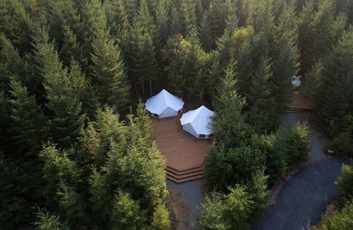 Carson RV Rental | Large and Spacious Double Bell Tents Great for Families in Carson, Washington