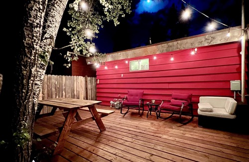 Big Bear City House | Little Red Box - Charming Mountain Getaway with seasonal Hot Tub, Big Bear Lake