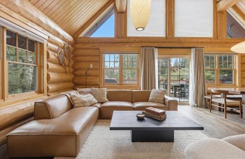Bear Valley House | Log Cabin with Shou Sugi Ban Fireplace - VH401 home