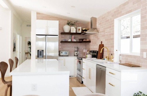 Chino Canyon Villa | Luxurious Barbie-Inspired Palm Springs Villa w/heated pool