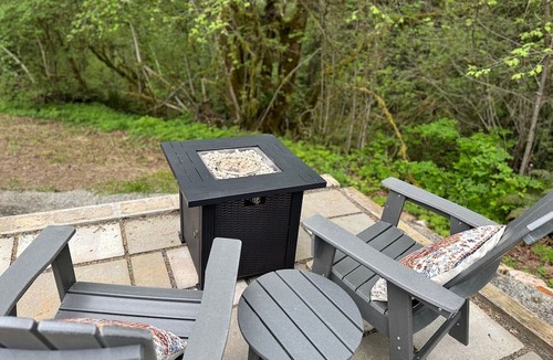 Brush Prairie RV Rental | Luxury Canvas Retreat w/Rain Shower & Firepit in Brush Prairie, Washington