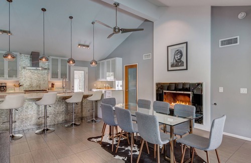 Palm Springs House | Luxury Home w/Mountain Views, Oversized Salt Water Pool & Style!