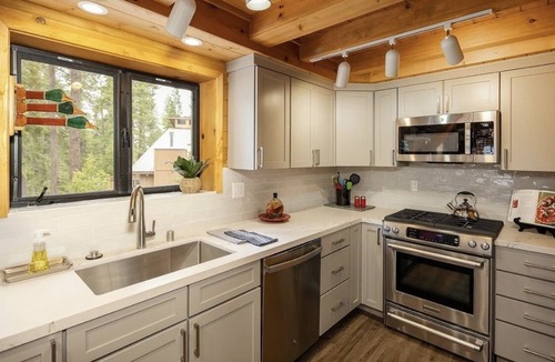 Truckee Ski Chalet | Luxury Northstar Cabin Creekside Lake Tahoe Pools & Hot Tubs Hike Bike
