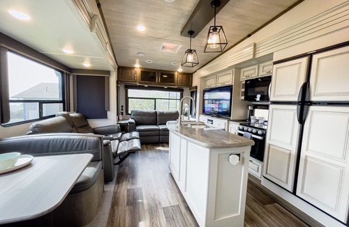 Smith River House | Luxury RV, with ocean views of the Mouth Of Smith River. Indoor heated pool.