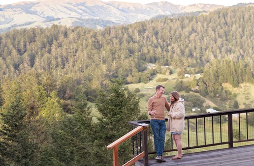 Lagunitas-Forest Knolls House | Marin Castle: Private Resort w Top of World Views, Hot Tub & Mini Golf, 30 Acres