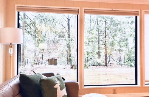 Marmot Cabin | Mid century riverfront cabin. Hot tub, Pet friendly, Riverview
