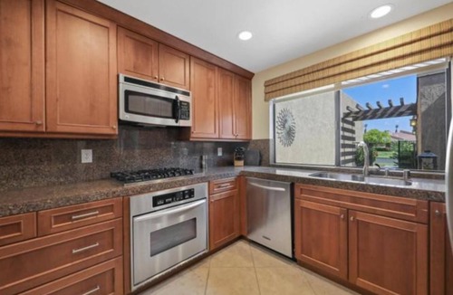 Bermuda Dunes Condo | Modern Fairway Retreat with Pool access in Bermuda Dunes Country Club.