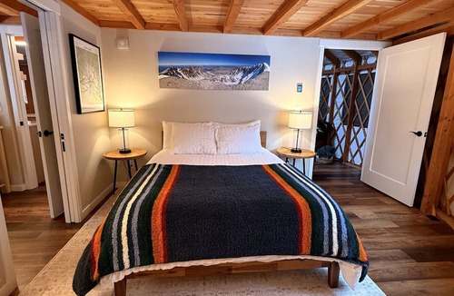 Carson Cabin | Modern Luxury Yurt with Firepit Table & Skylit Dome near Carson, Washington