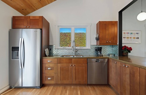 Carpinteria House | Modern Retreat with Vaulted Wood Ceilings & Private Outdoor Space