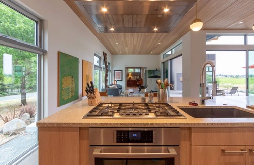 Santa Rosa House | Modernist Compound With Luxury Spa Overlooking Bellflower Vineyards