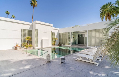 Old Las Palmas House | Modernist Private Estate in Old Las Palmas - 12' Deep Pool!
